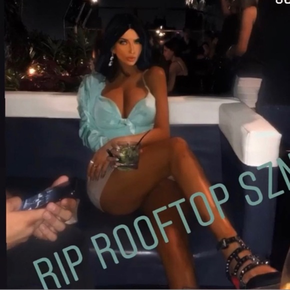 ZARA ONE SHOULDER CROP TOP - Picture 9 of 12